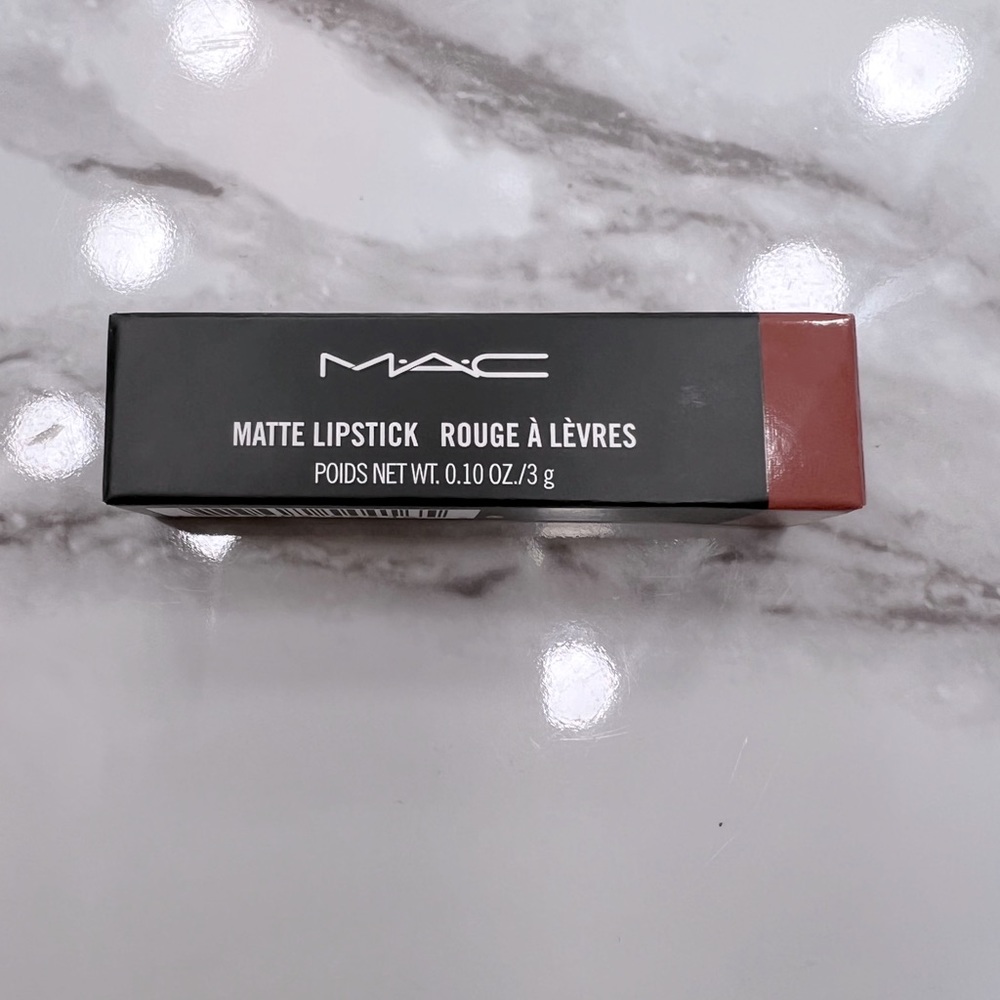 Mac lipstick down to an art